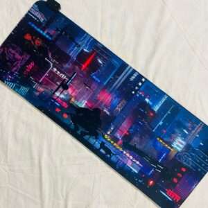 luminous rgb gaming mouse pad racing car