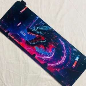 luminous rgb gaming mouse pad racing car