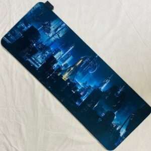 luminous rgb gaming mouse pad racing car