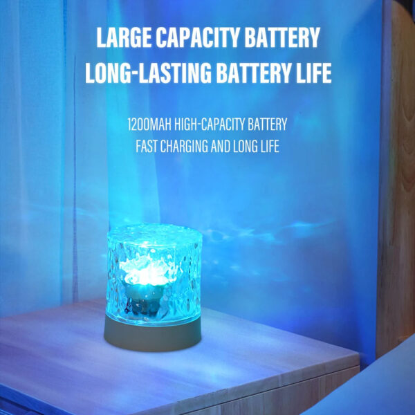 water ripple table lamp rgb
